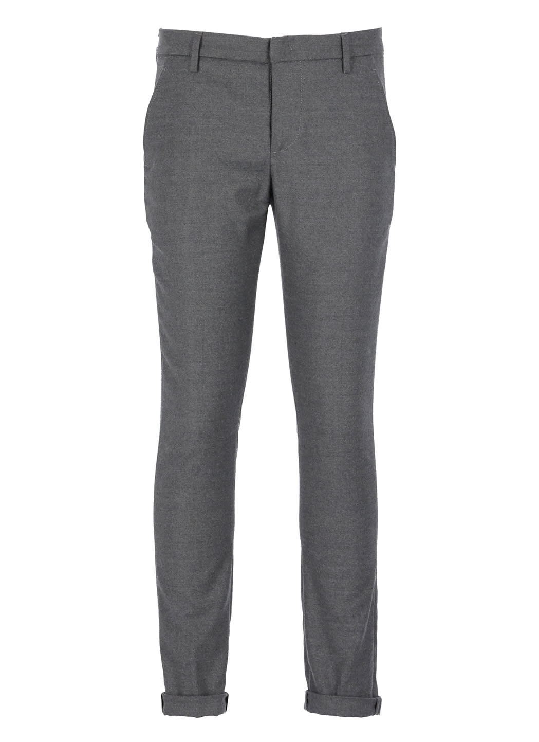 Shop Dondup Gaubert Pants In Grey