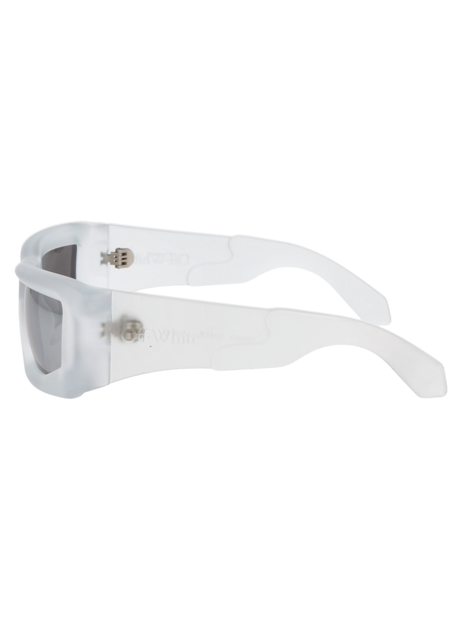 Shop Off-white Volcanite Sunglasses In 0072 Silver