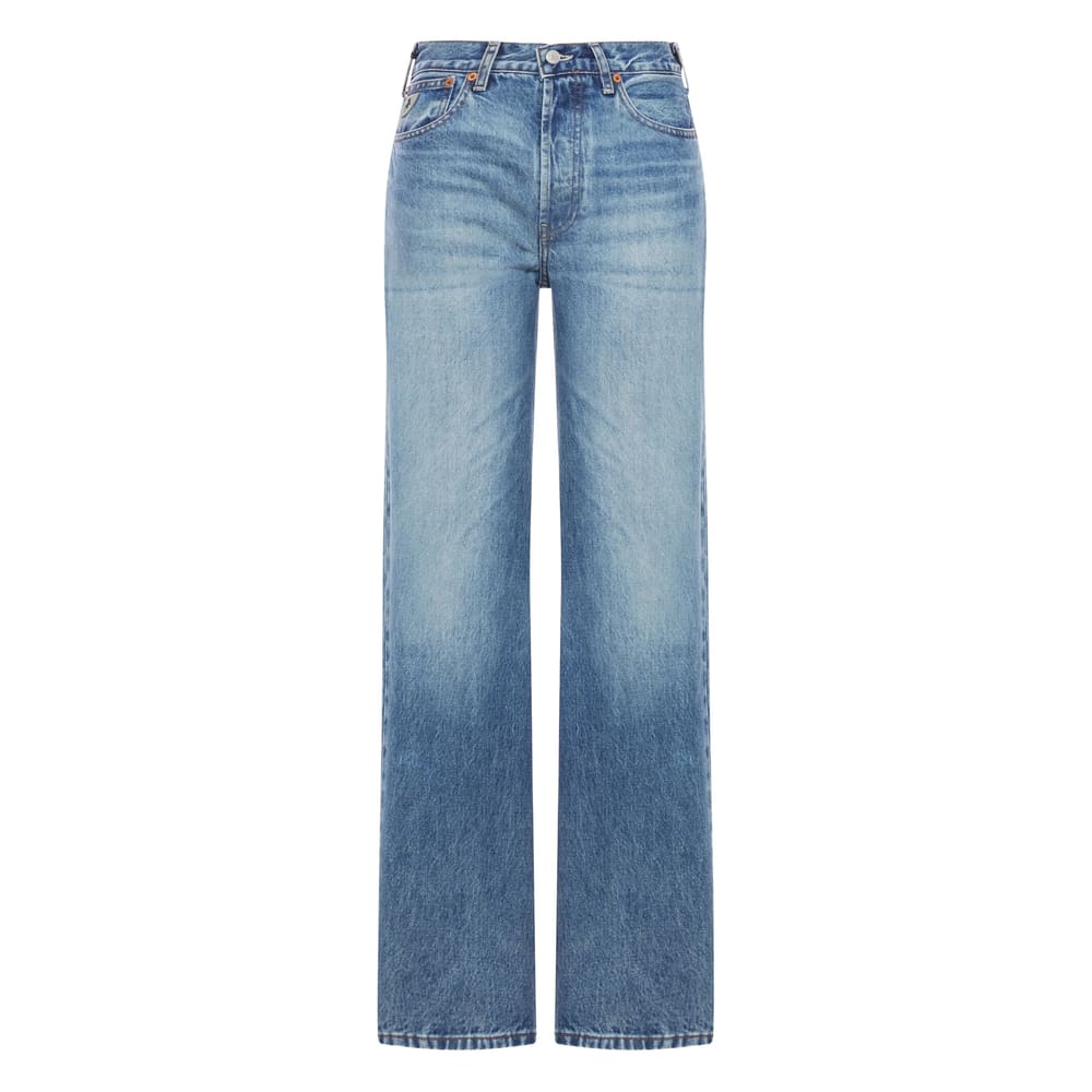 Lois Lindsay Palazzo Jeans In Blue