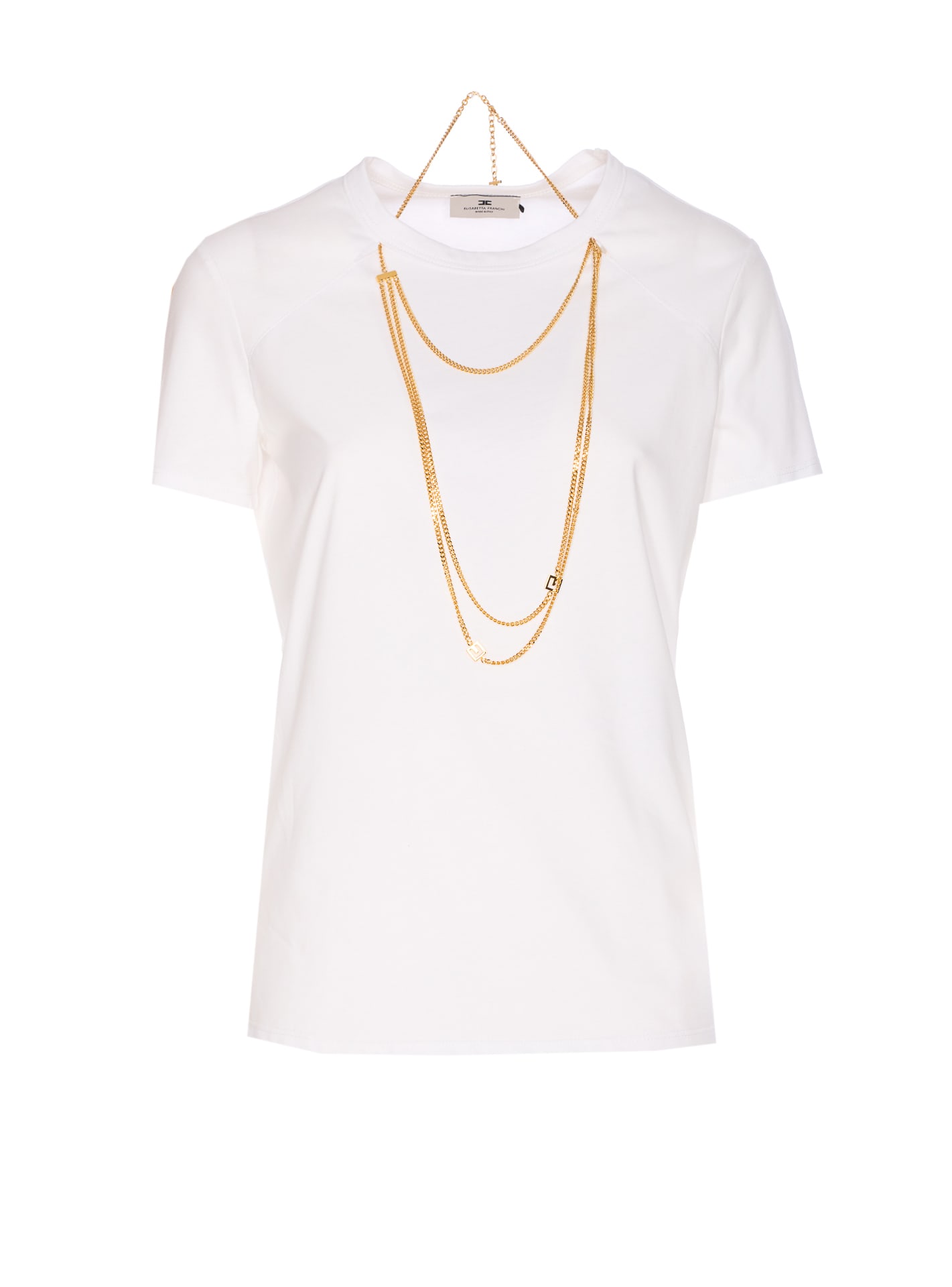 Jersey T-shirt With Jewel Detail