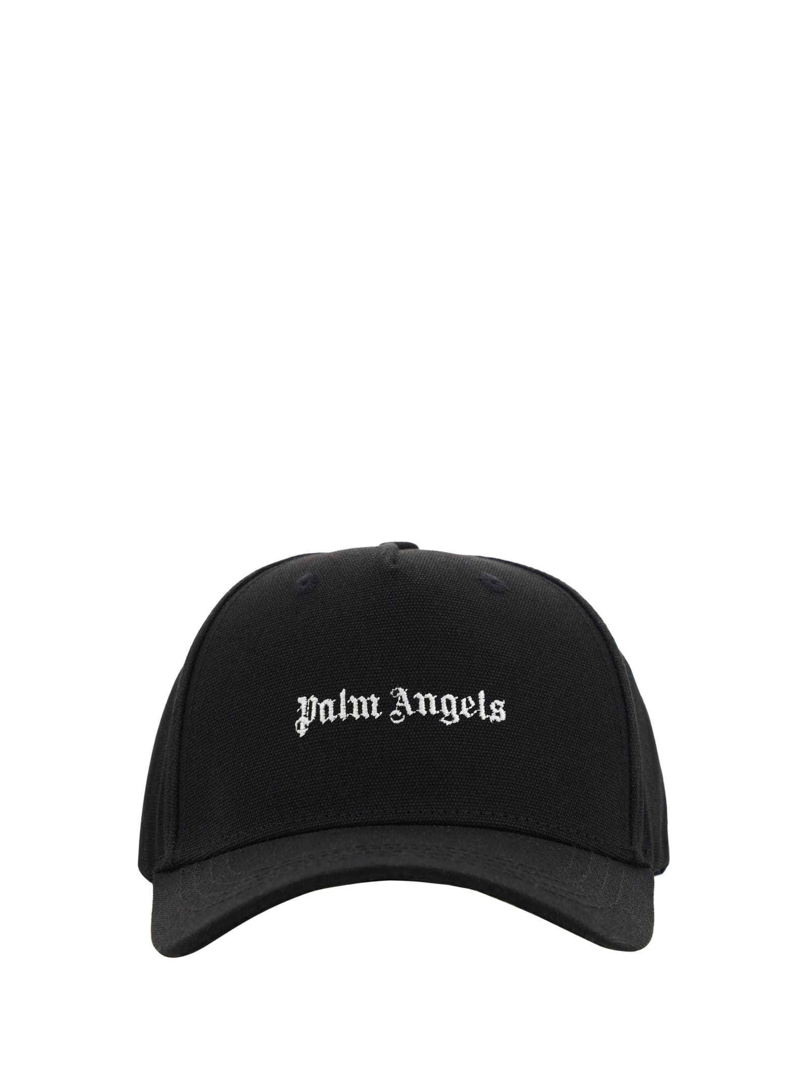 Shop Palm Angels Baseball Cap In Black