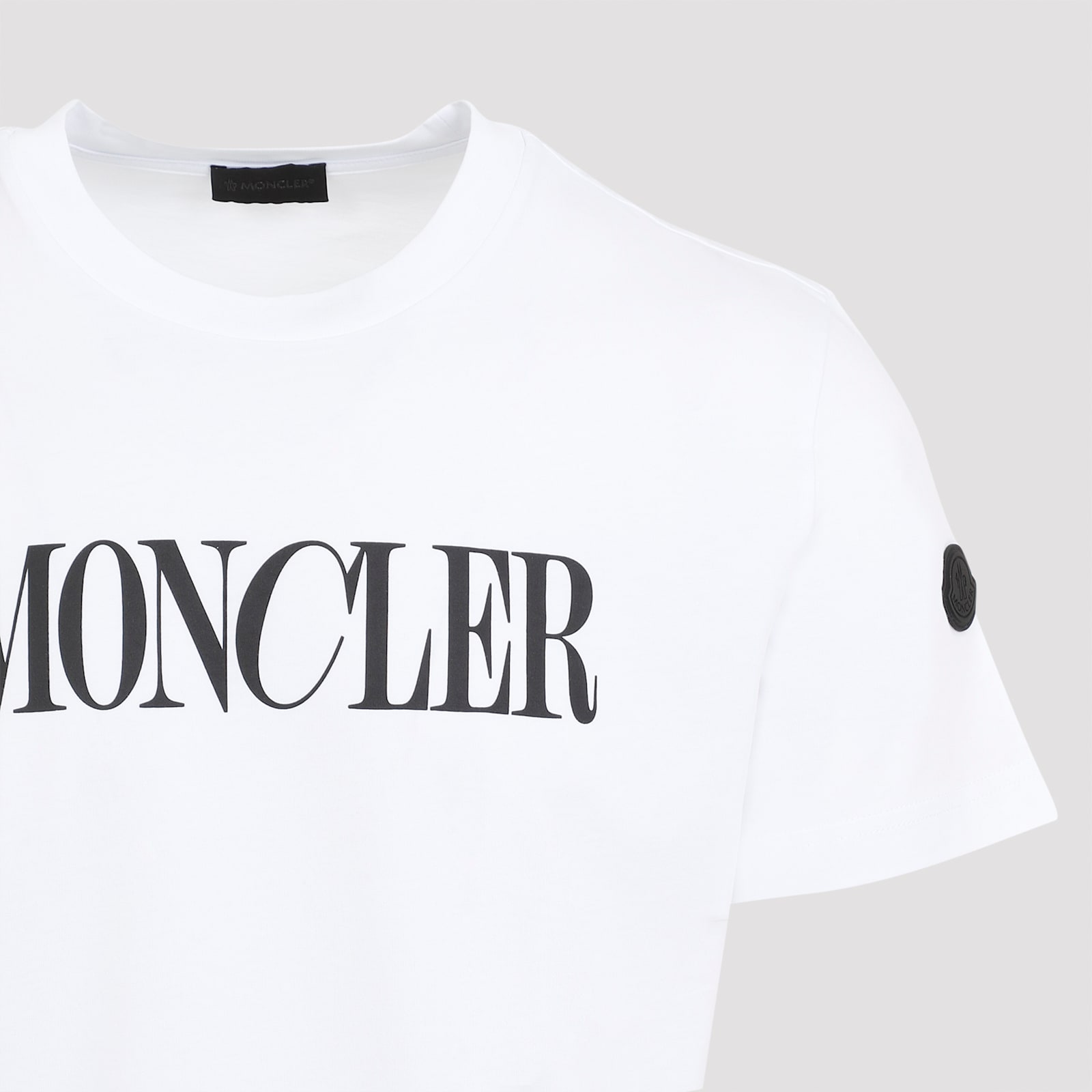 Shop Moncler Ss T-shirt In White