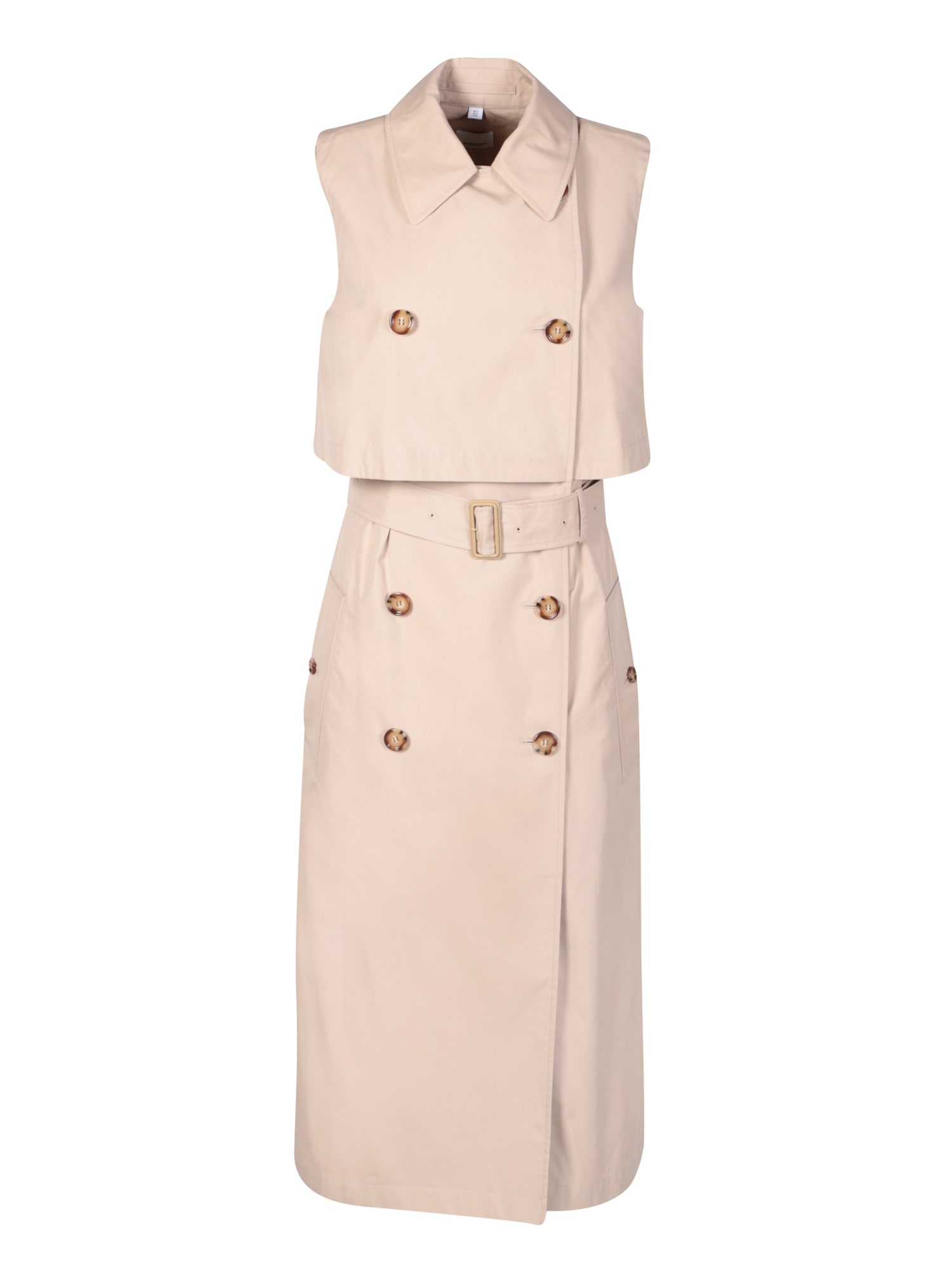 Shop Burberry Mona Trench In Beige