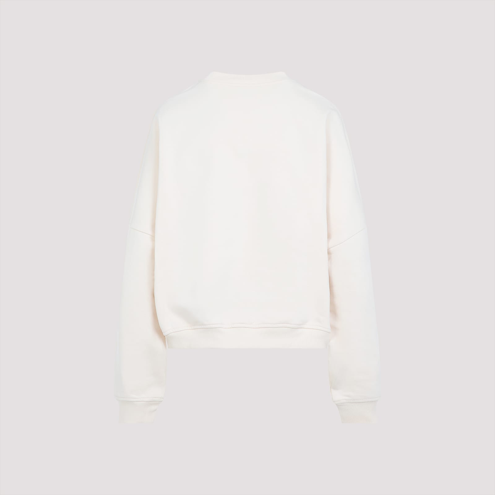 Marni Cream Cotton Oversize Sweatshirt In White