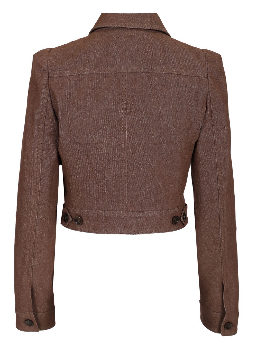 Max Mara "carp" Jacket Cotton In Brown