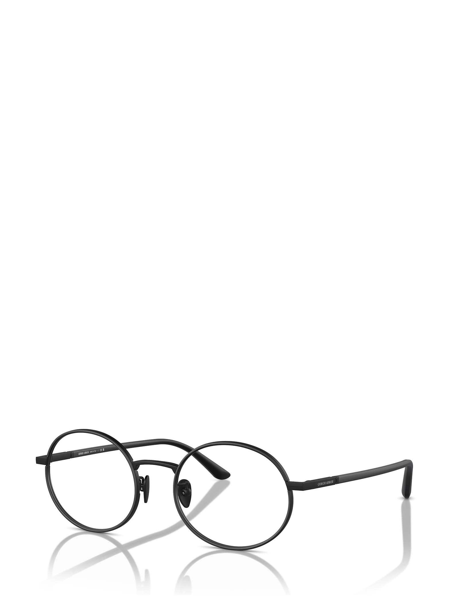 Shop Giorgio Armani Ar5145j Matte Black Glasses