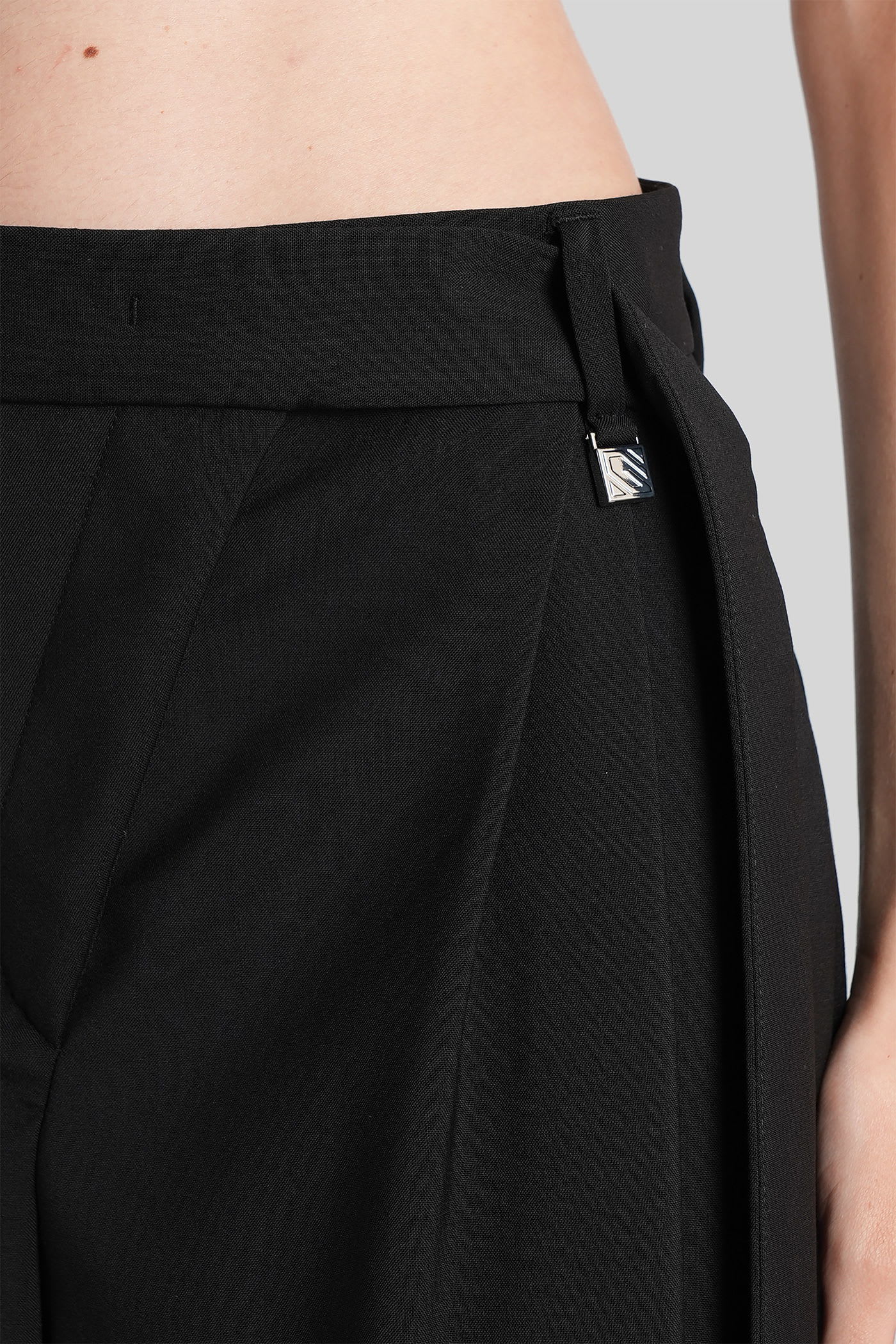 Giuseppe Di Morabito Pants In Black Wool In Black