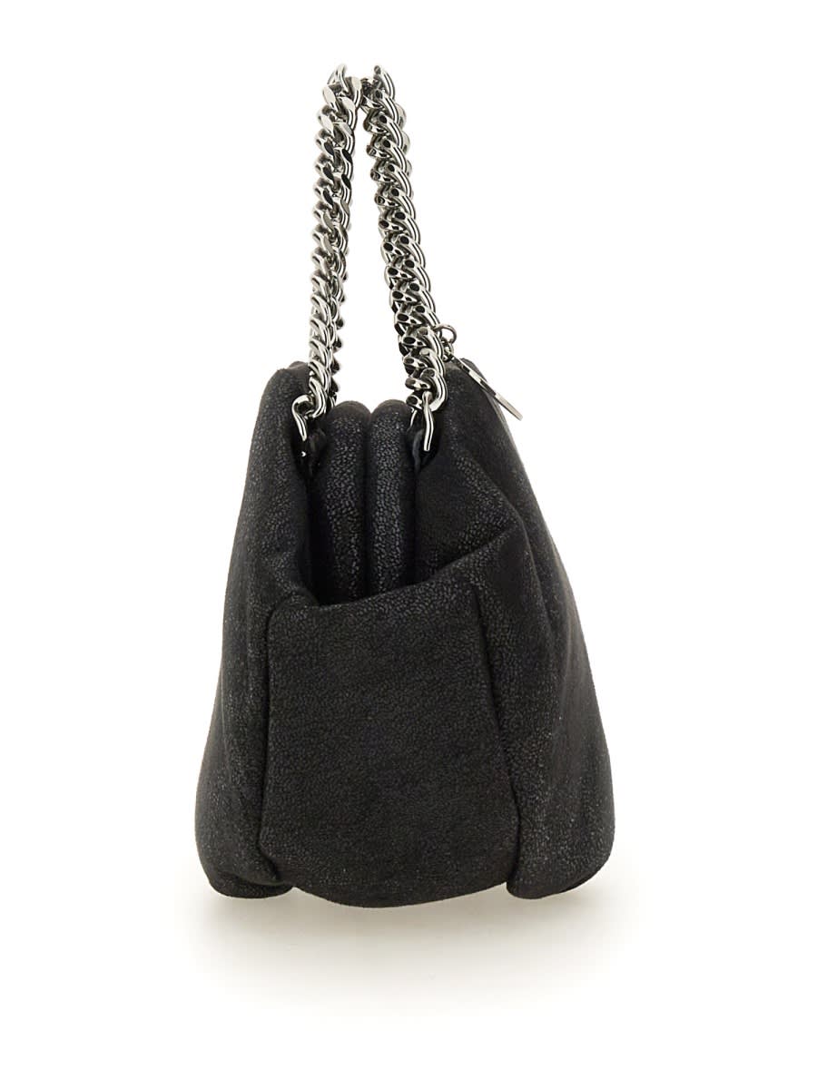 Shop Stella Mccartney Falabella Shoulder Bag In Black