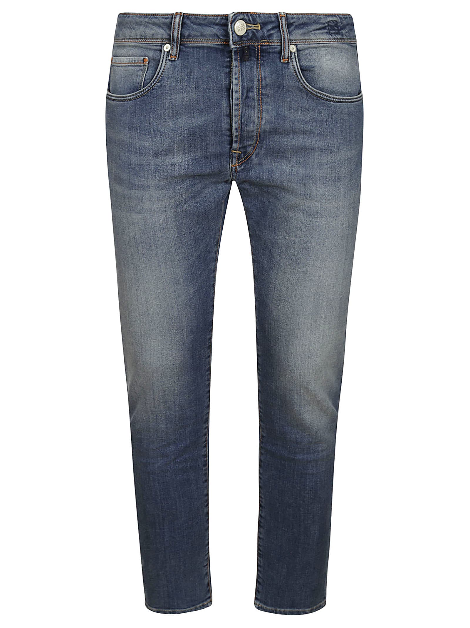 Shop Incotex Jeans In Light Blue Denim