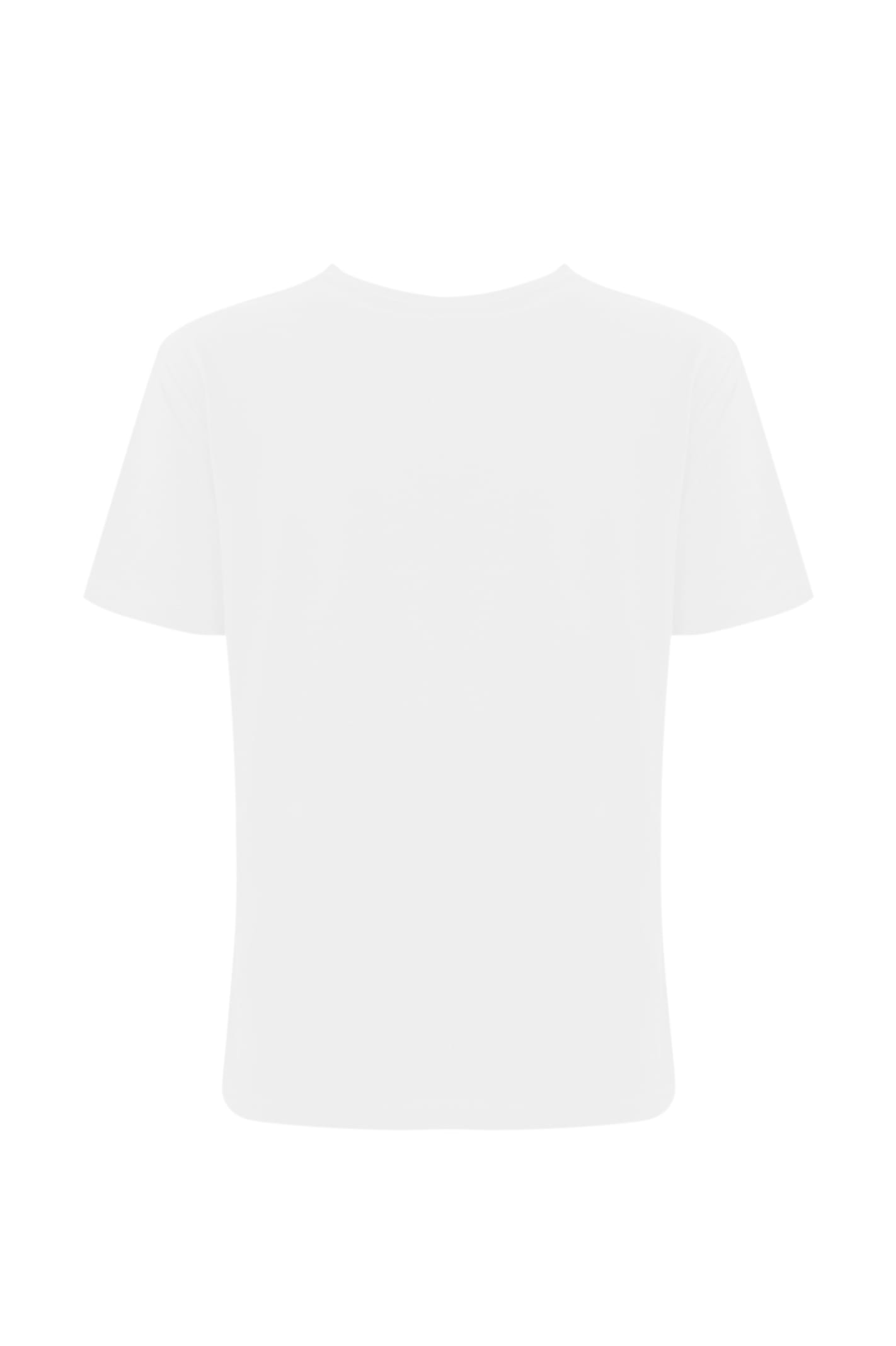 Twinset Oval-t Cotton T-shirt In Bianco