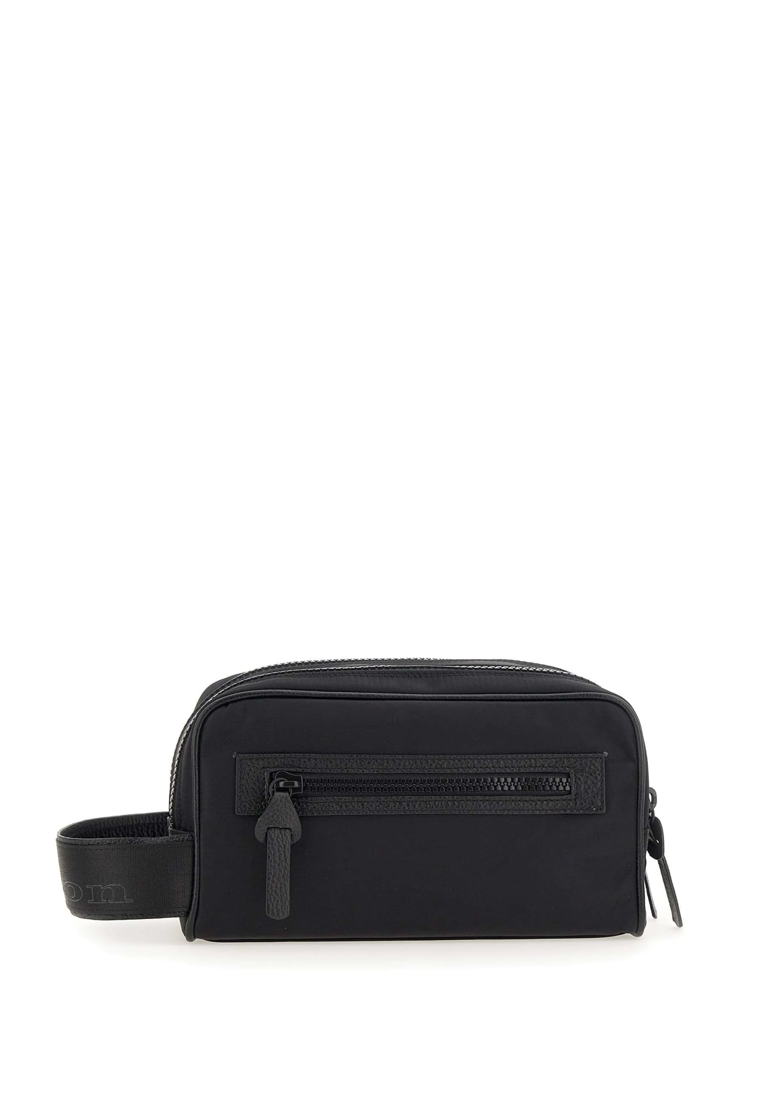 Shop Kiton Beauty Bag In Black