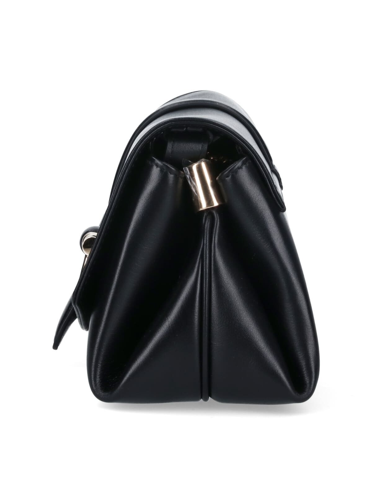 Shop Ferragamo Gancini Small Crossbody Bag In Black