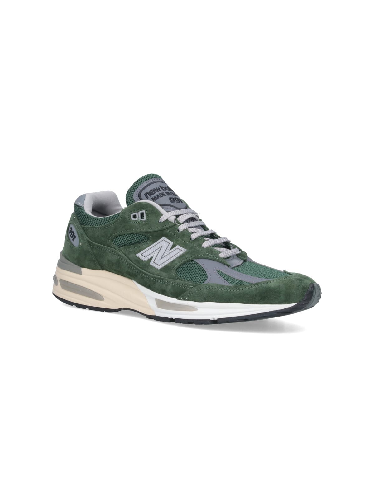 Shop New Balance Made In Uk 991v2 Sneakers In Green