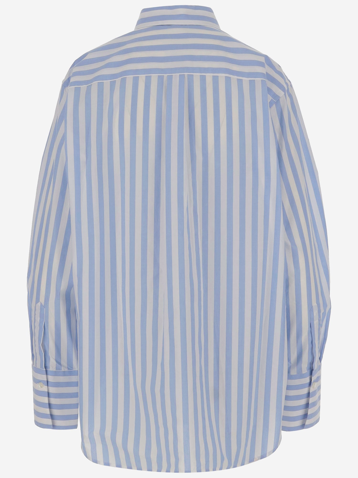 ASPESI COTTON SHIRT WITH STRIPED PATTERN 