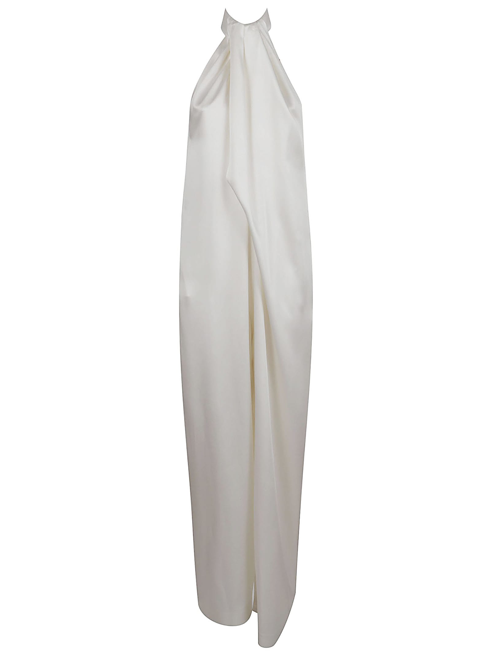 Shop Stella Mccartney Envers Satin Halterneck All In One