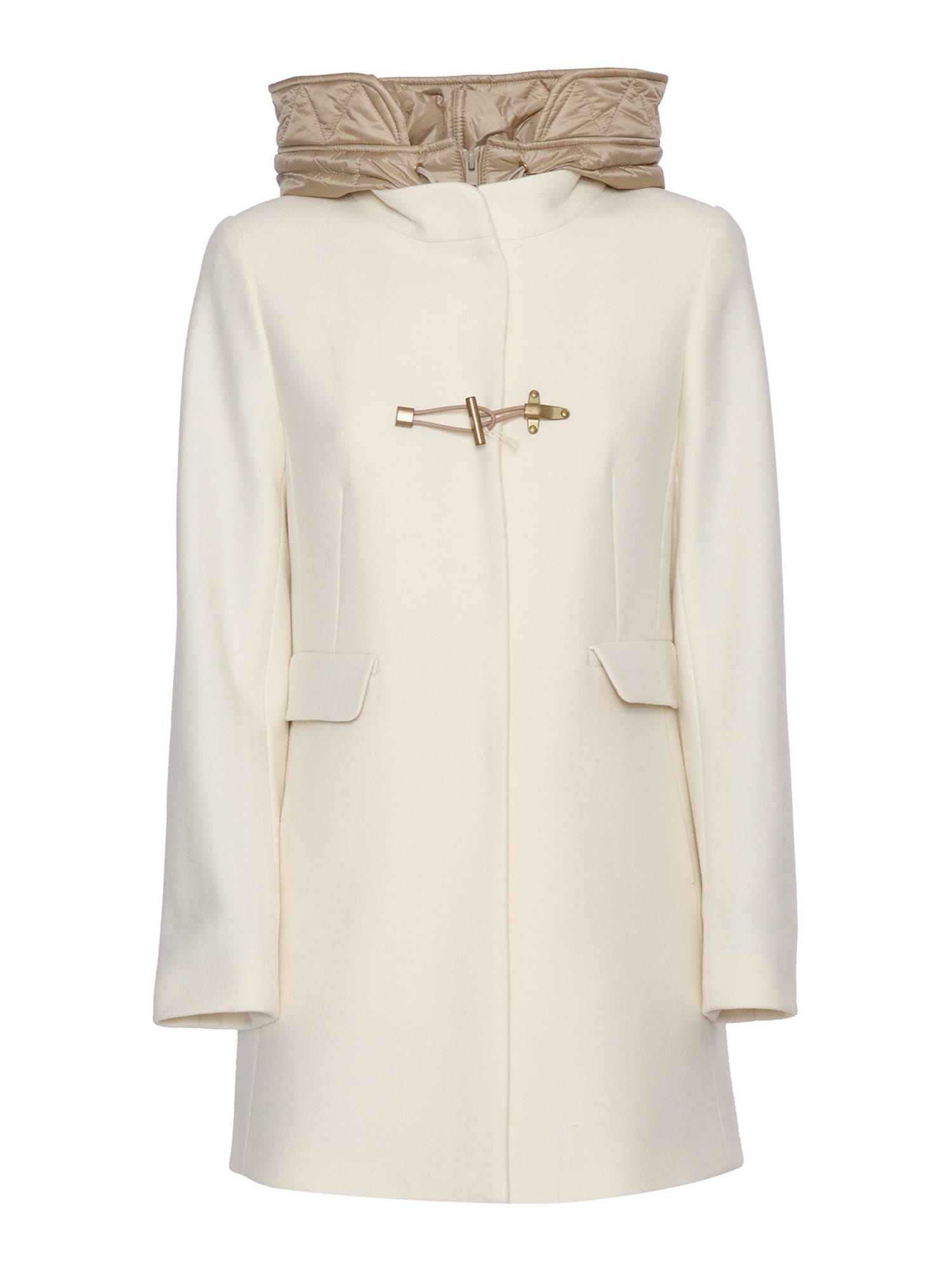 Fay Coat In White