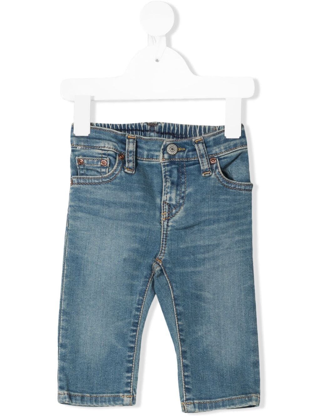 Shop Polo Ralph Lauren Baby Denim Jeans Classic In Bonham Wash Clean