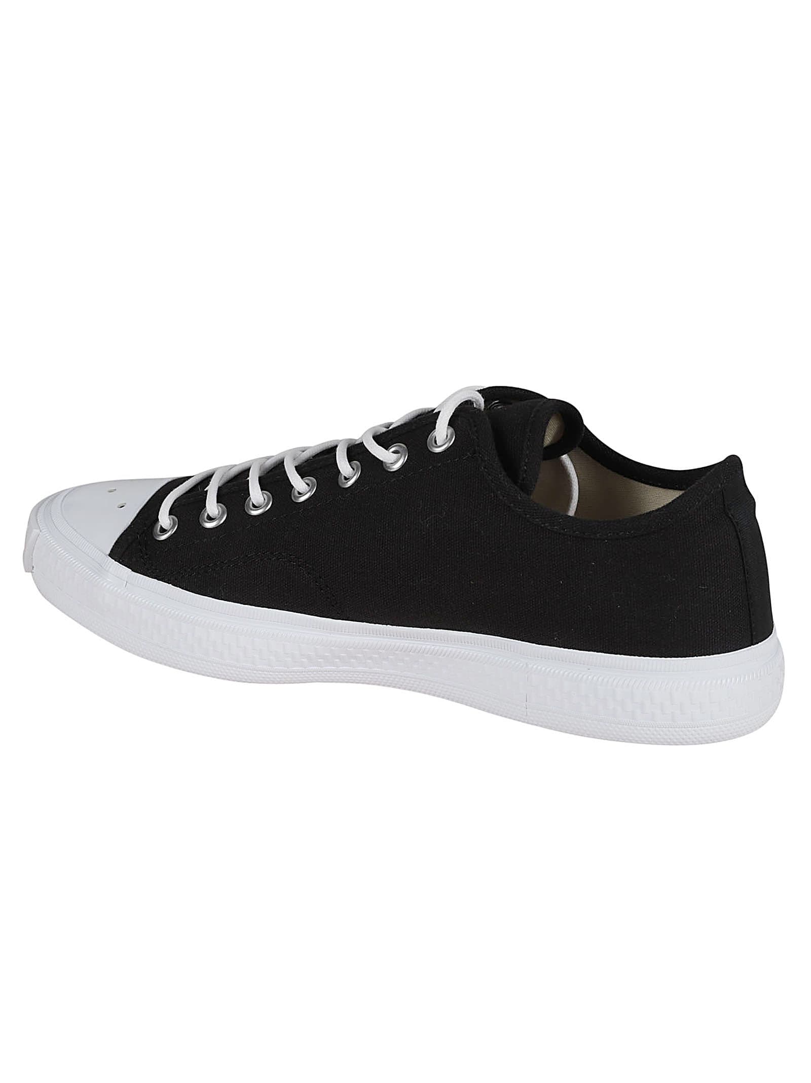 Shop Acne Studios Ballowtag Sneakers In Black/off-white