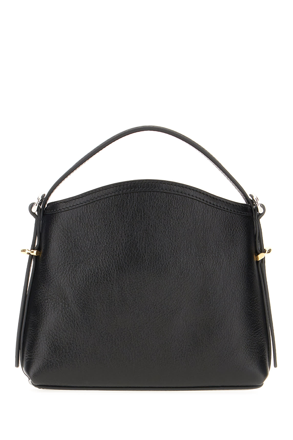 Shop Givenchy Black Leather Nano Voyou Crossbody Bag