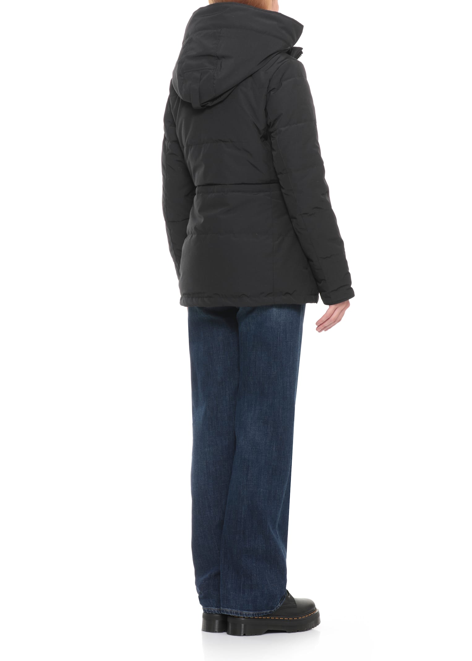 Canada Goose Padded Parka Removable Hood In Black