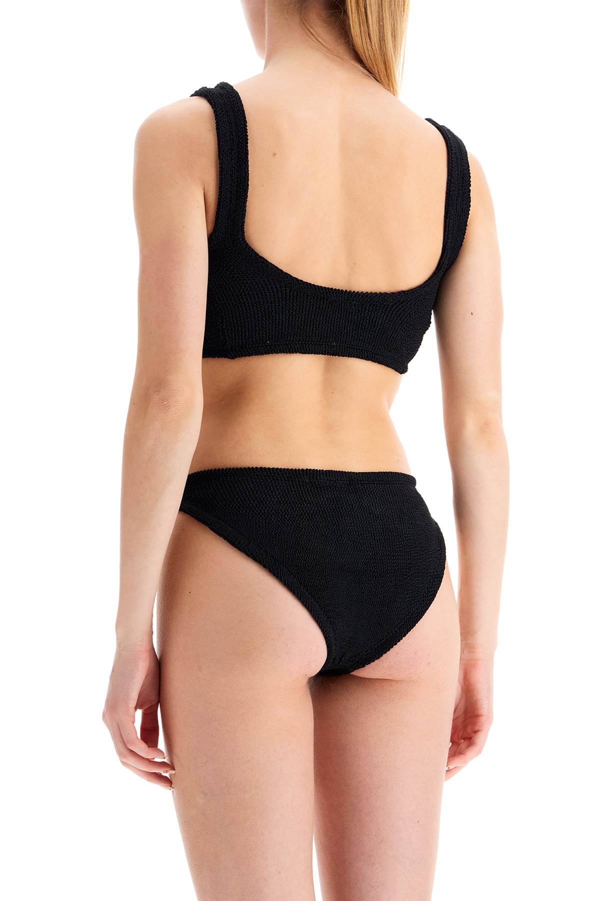 Shop Hunza G Juno Bikini Set For In Black (black)