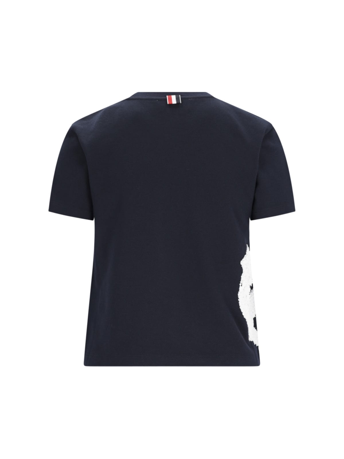 Shop Thom Browne Embroidery Anchor T-shirt In Blue
