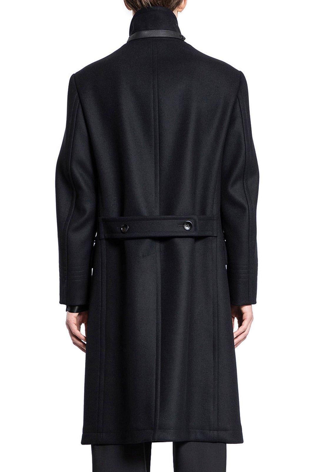 Shop Tom Ford Military Coat In Black