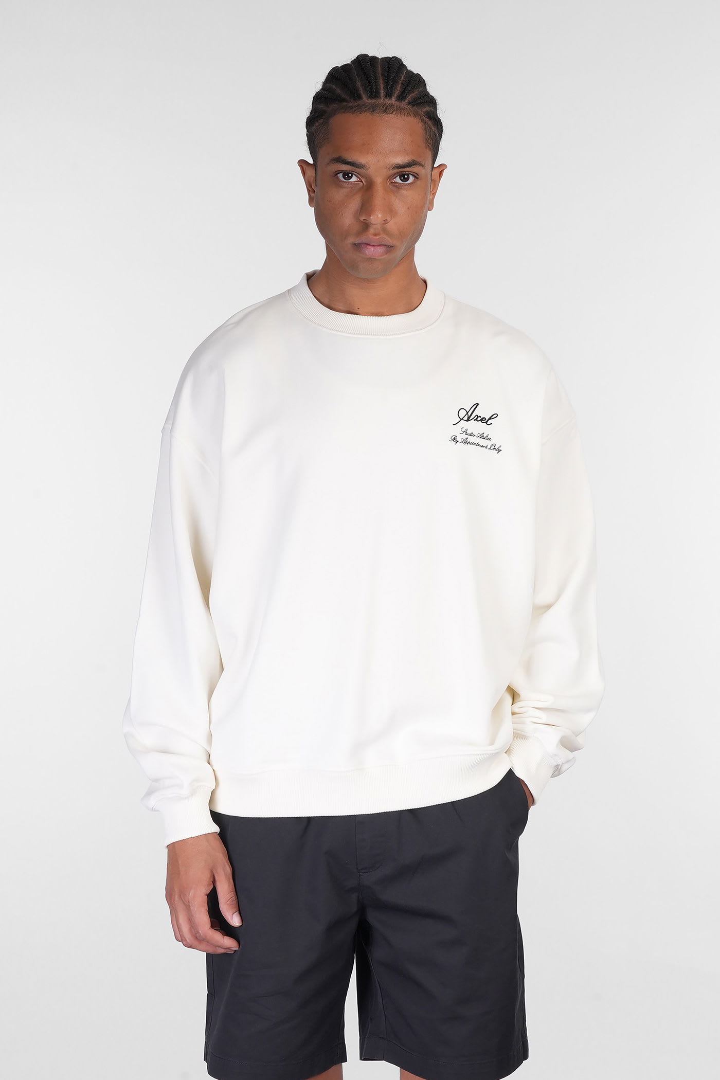 Atelier Sweatshirt Sweatshirt In Beige Cotton
