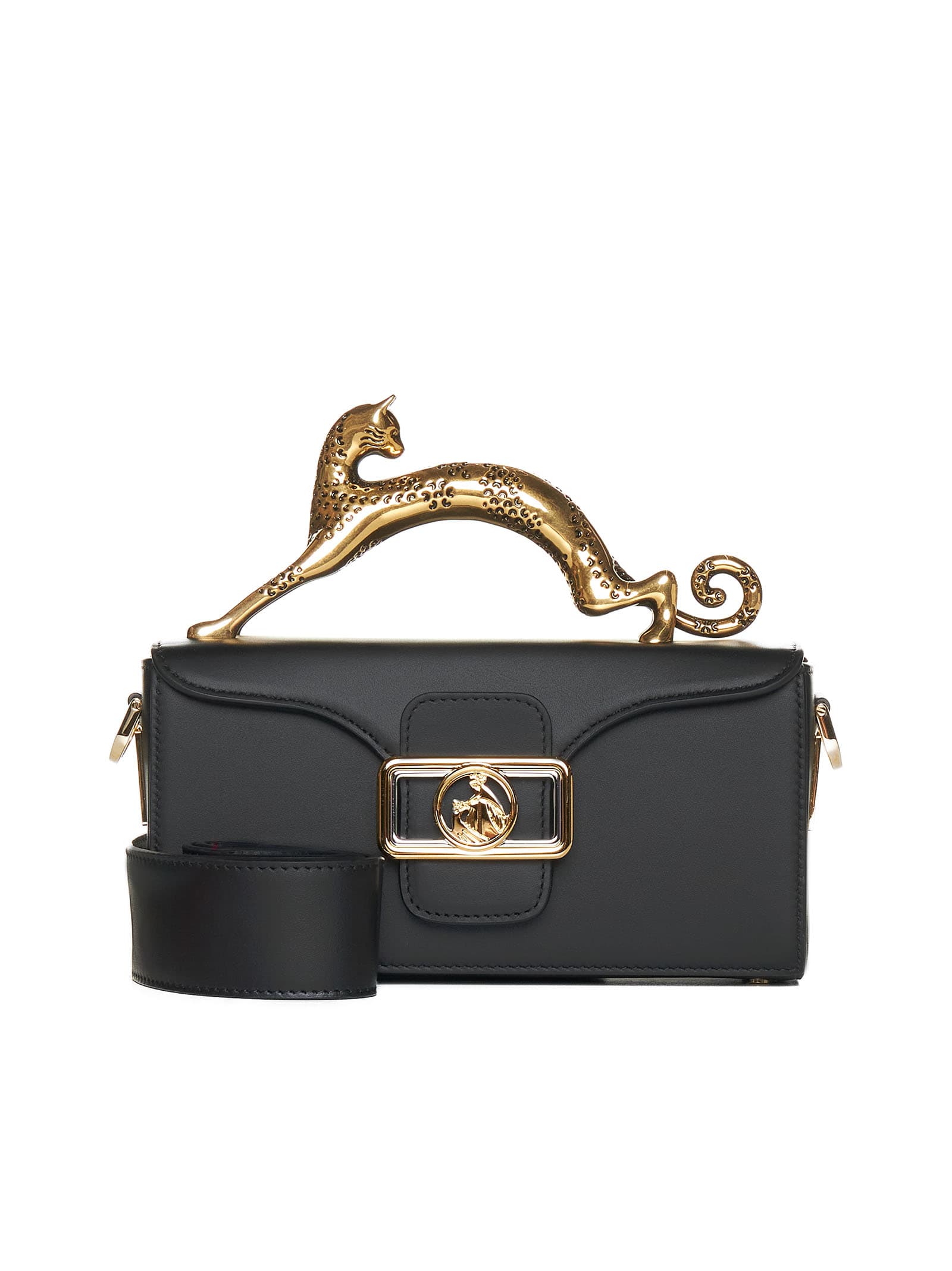 Shop Lanvin Tote In Black