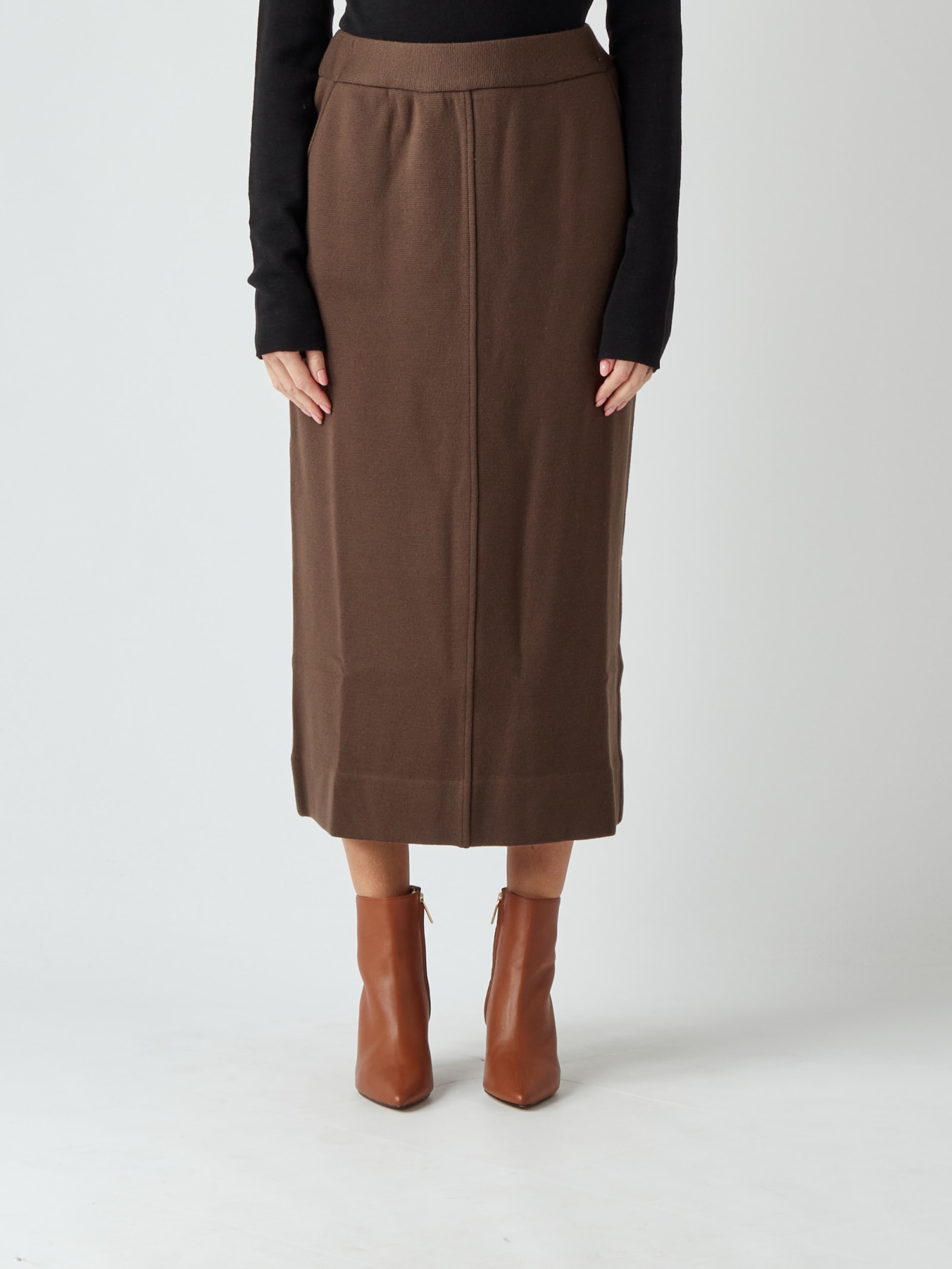 Gran Sasso Wool Skirt