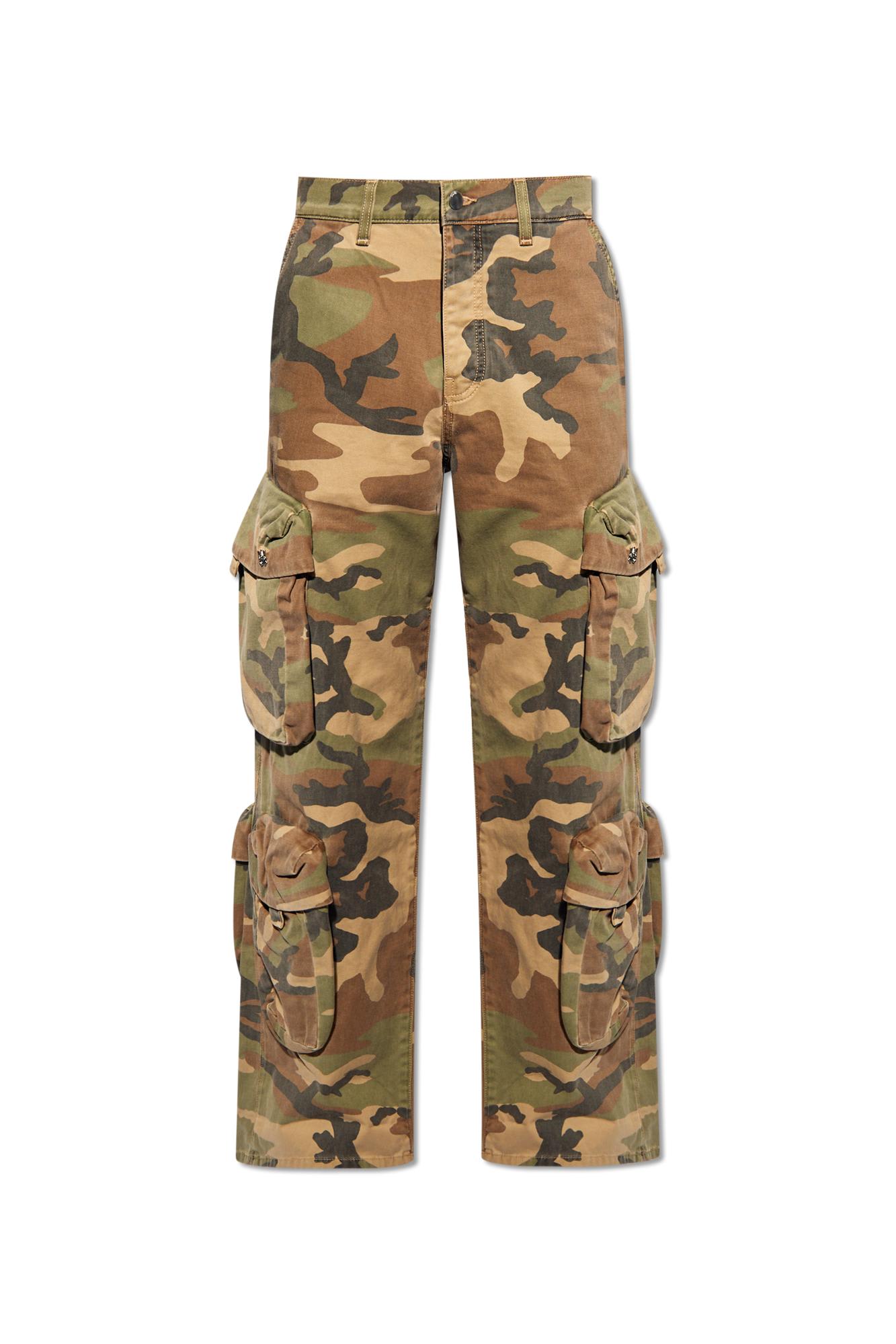 Amiri Camo Trousers In Military