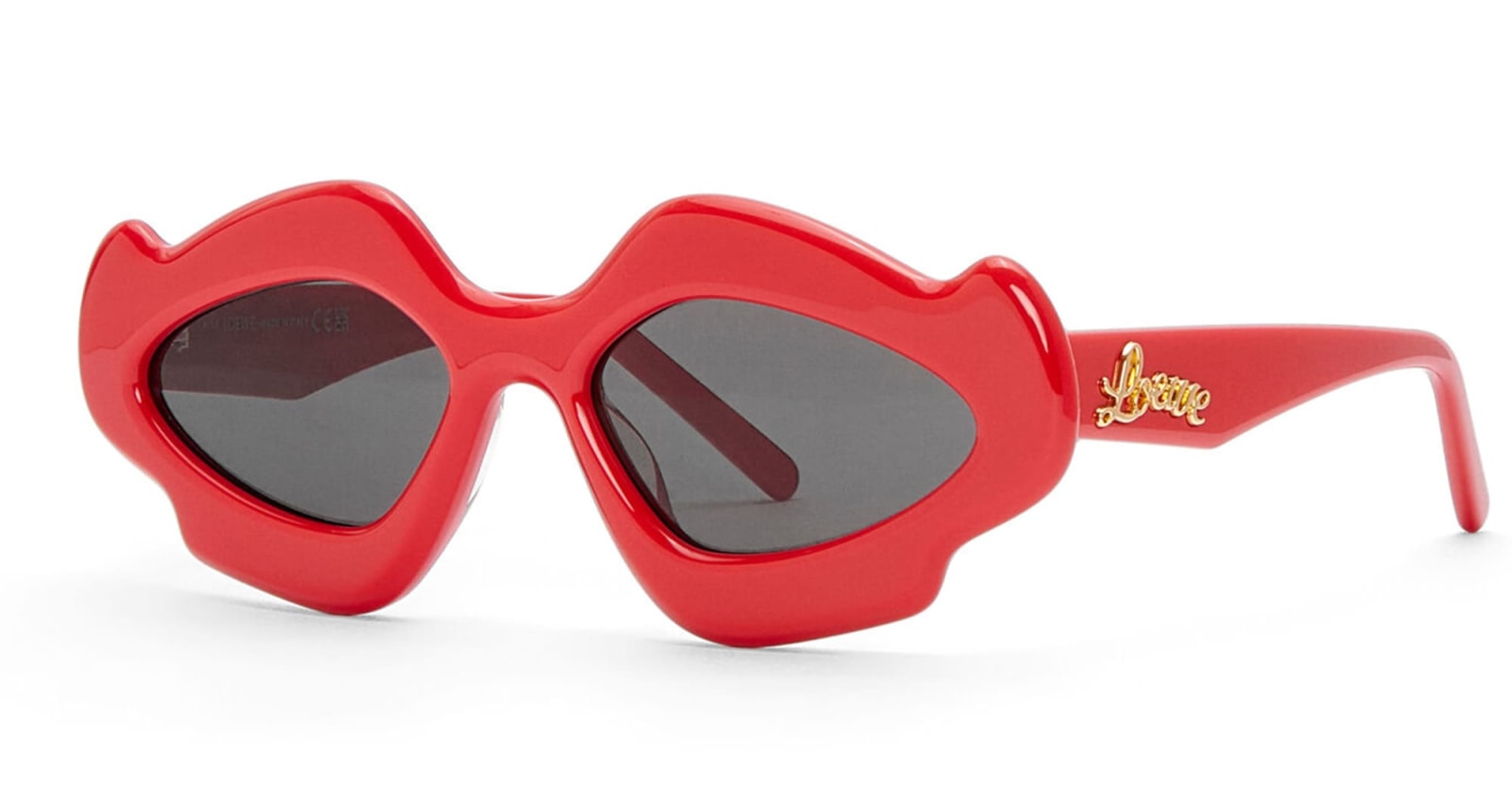 Shop Loewe Lw40109u - Red Sunglasses