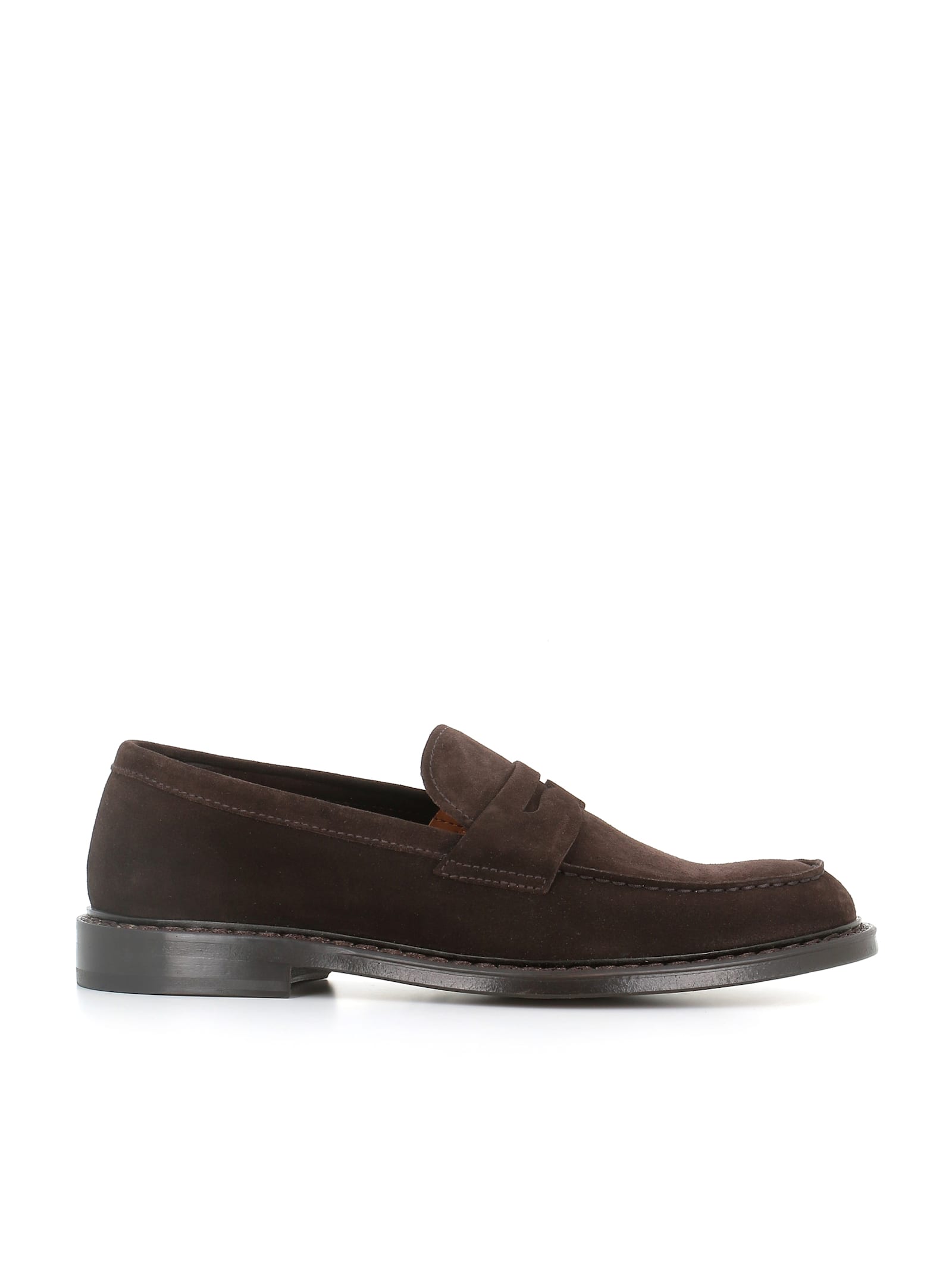 Doucal's Commander Dark Brown Loafer In Brown