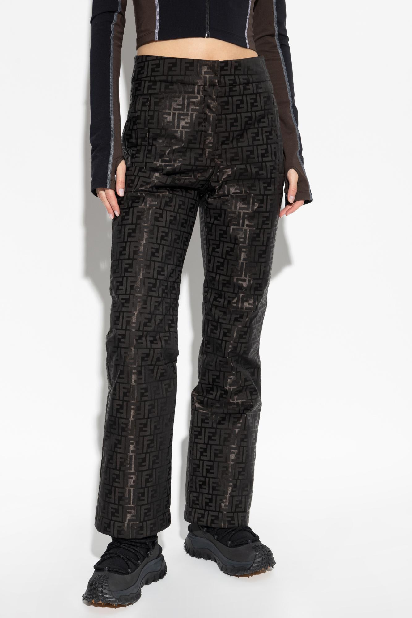 Fendi Ski Pants With Monogram In Multi