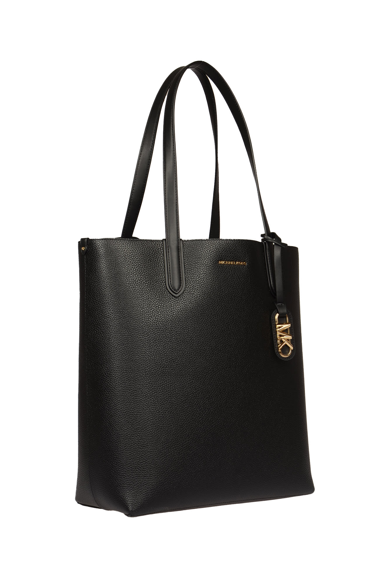 Shop Michael Kors Eliza Xl Reversible Tote In Black