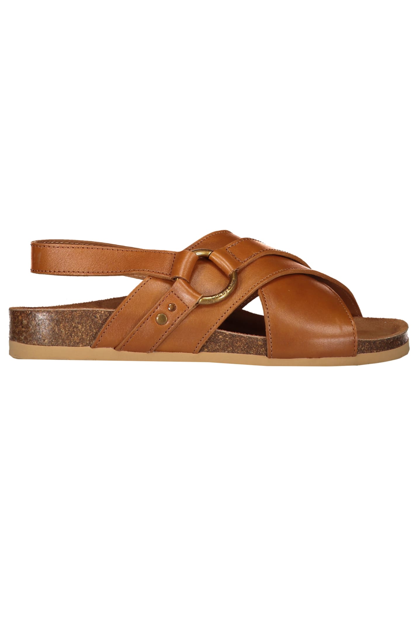 See By Chloé Leather Sandals In Brown