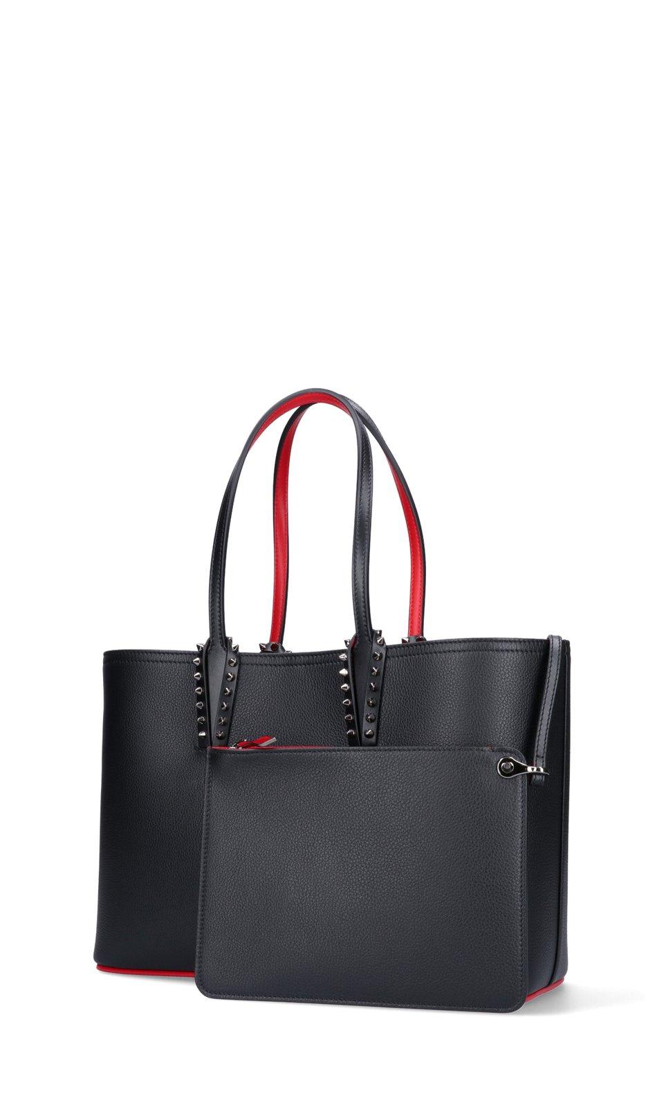 Shop Christian Louboutin Cabata Small Tote Bag In Black