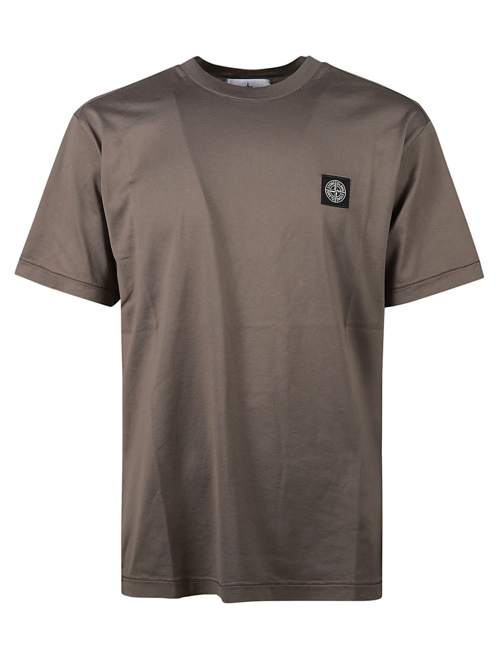 Shop Stone Island T-shirt In Walnut