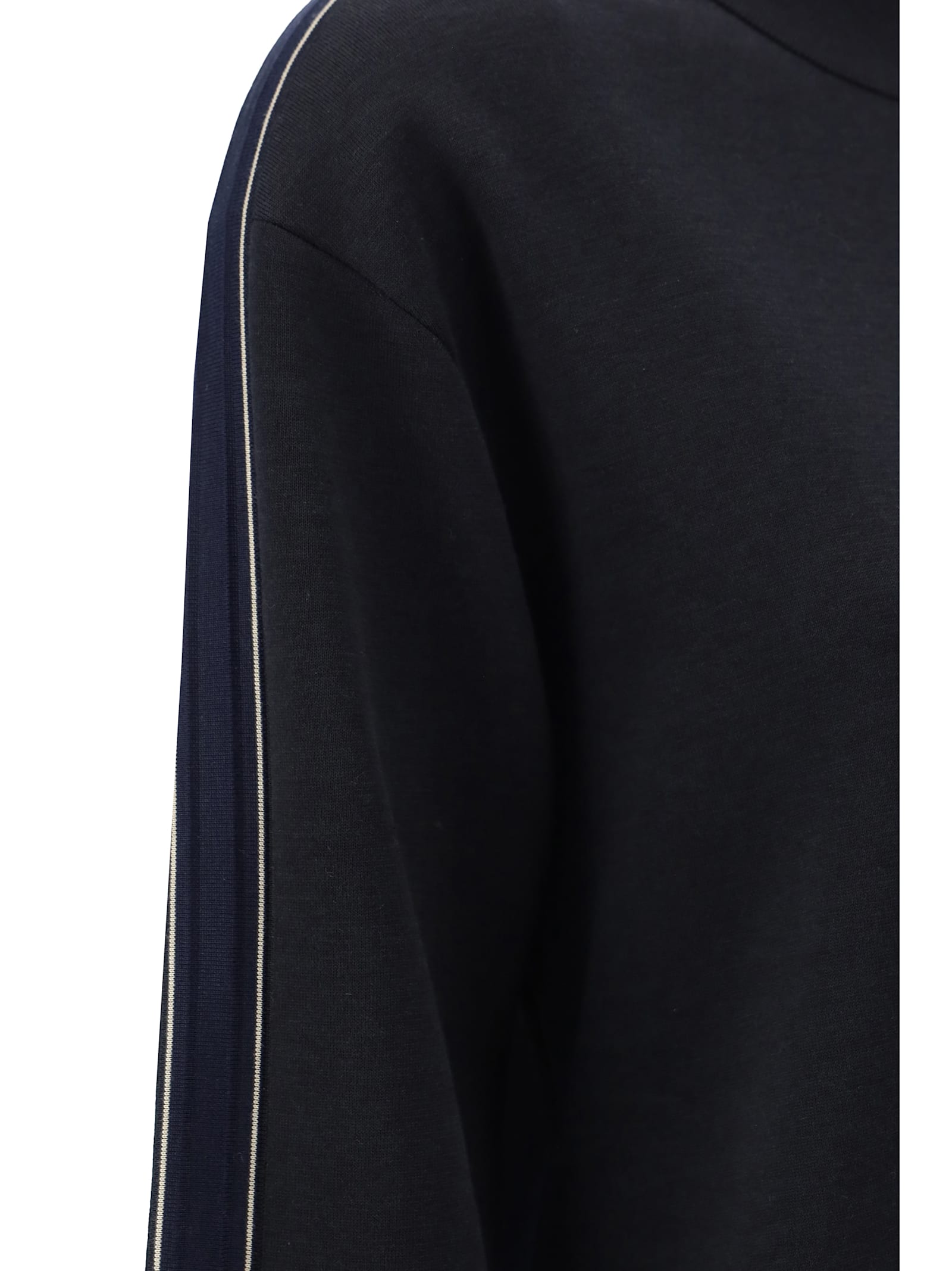 Shop The Row Hinese Sweatshirt In Black / Navy / Beige