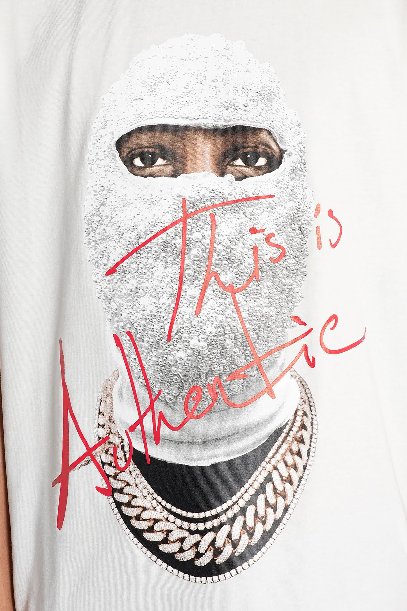 Ih Nom Uh Nit Graphic Printed Crewneck T-shirt In White