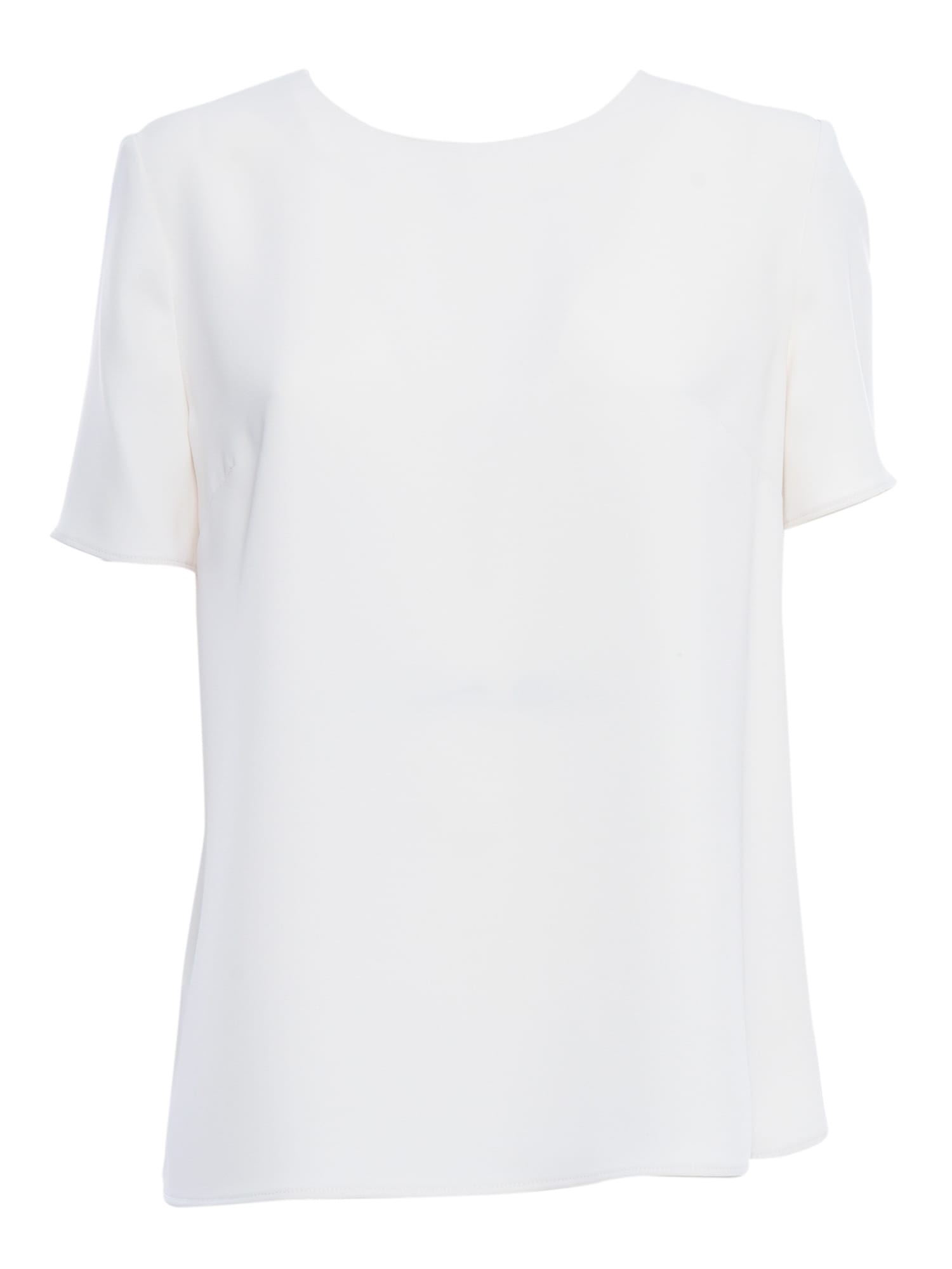 P.a.r.o.s.h Blouse With Back Bow In White