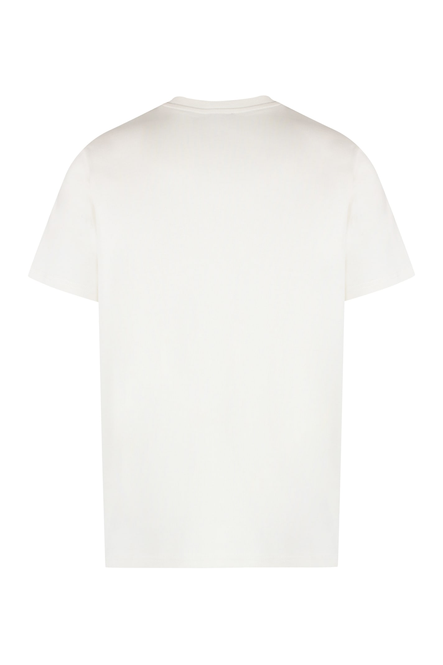 Shop Apc Raymond Cotton Crew-neck T-shirt In Ivory