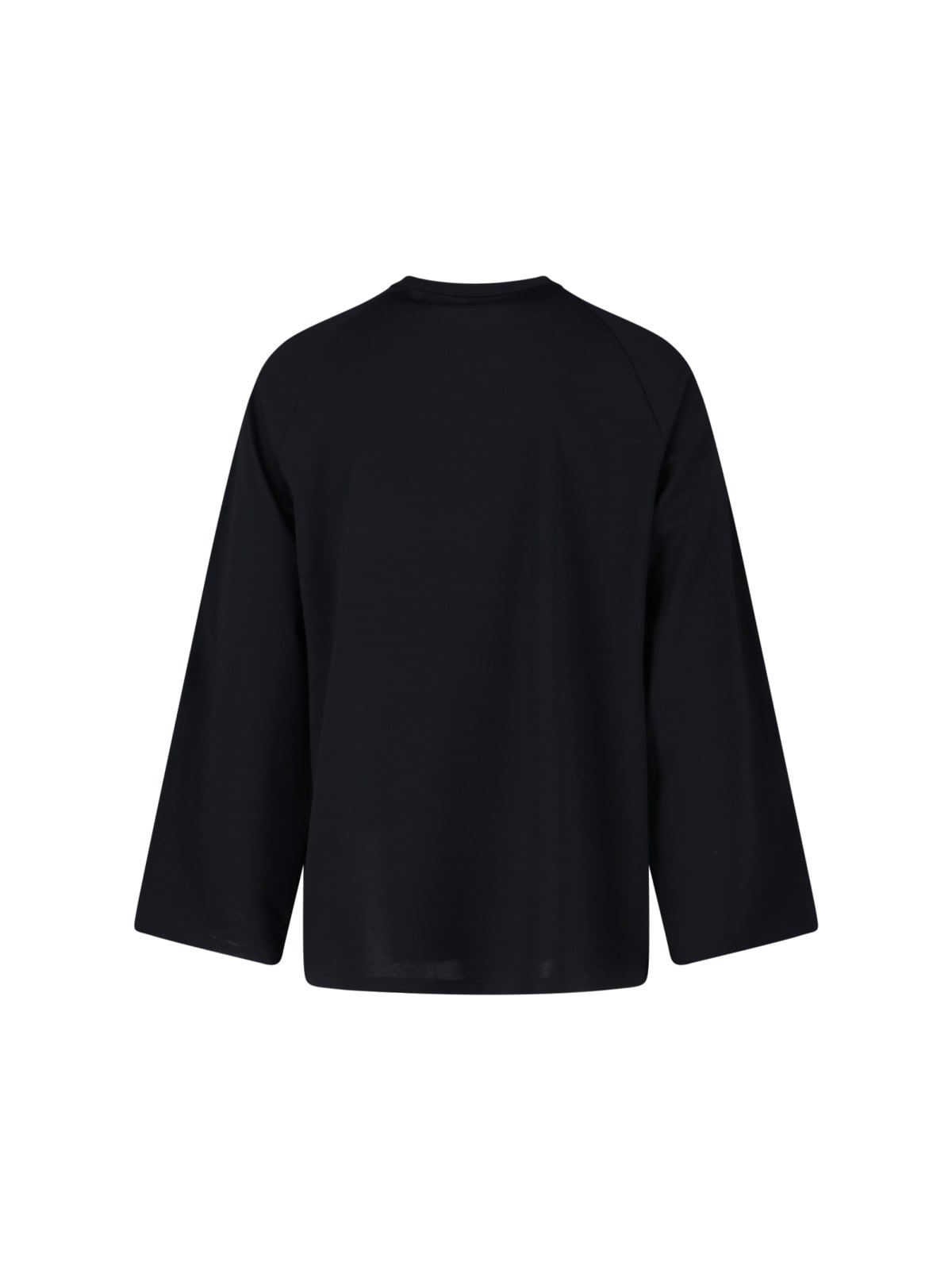 Y-3 Three-stripe Long-sleeve T-shirt In Black