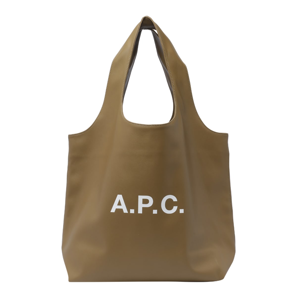 Shop Apc Ninon Tote Bag In Brown