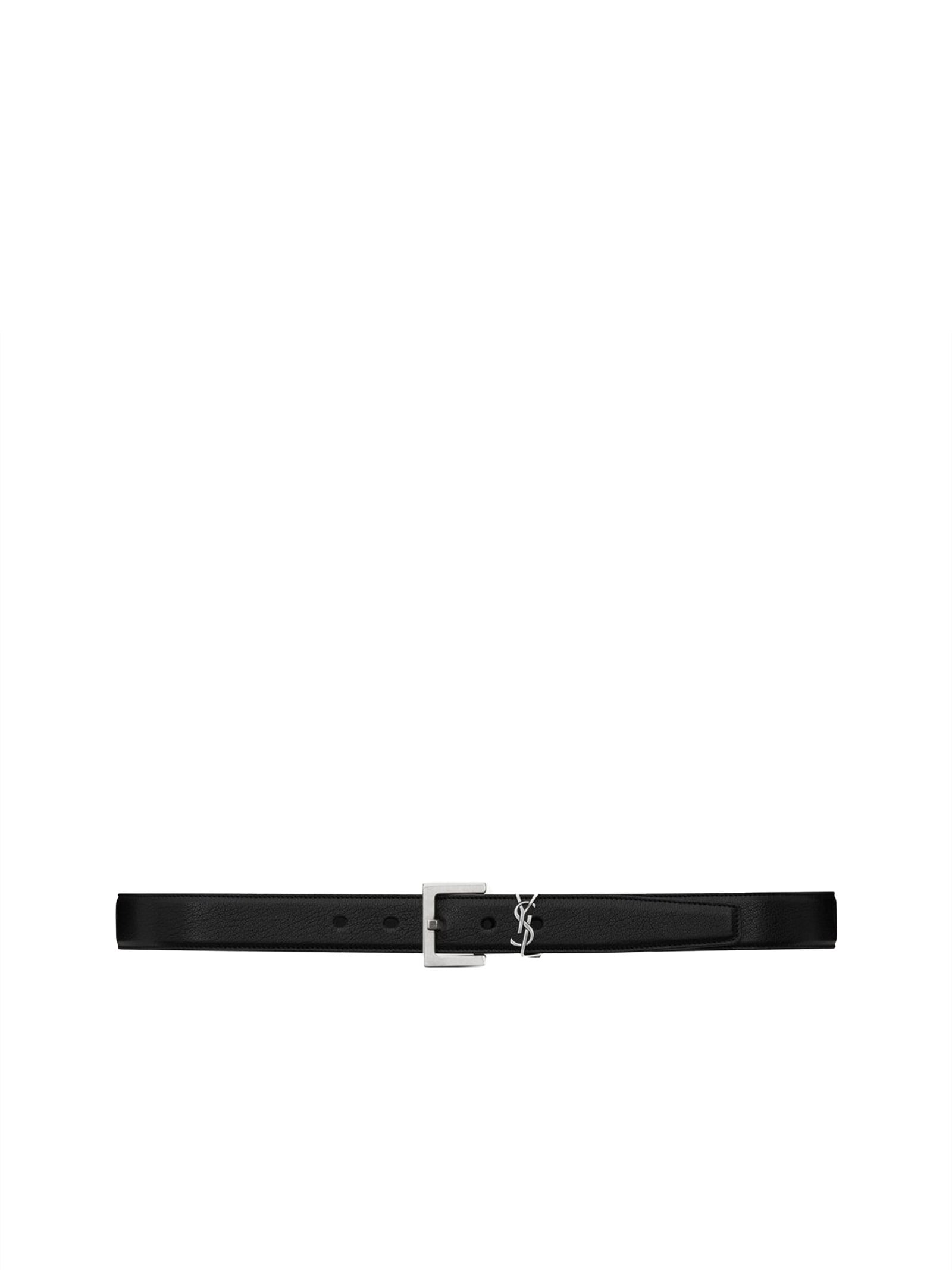 Saint Laurent Belts Black