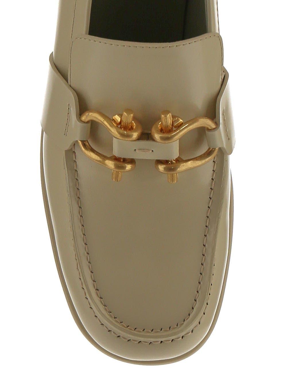 Shop Bottega Veneta Monsieur Loafer In White