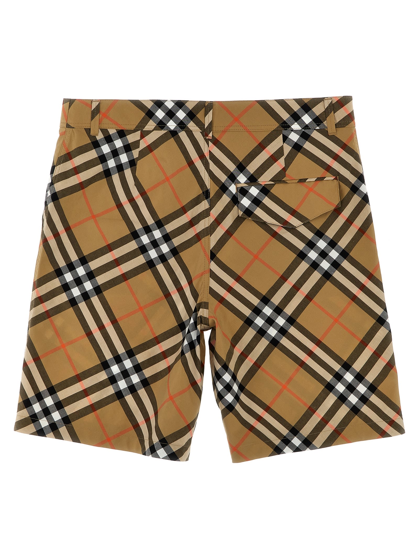 Burberry Oscar Bermuda Shorts In Beige