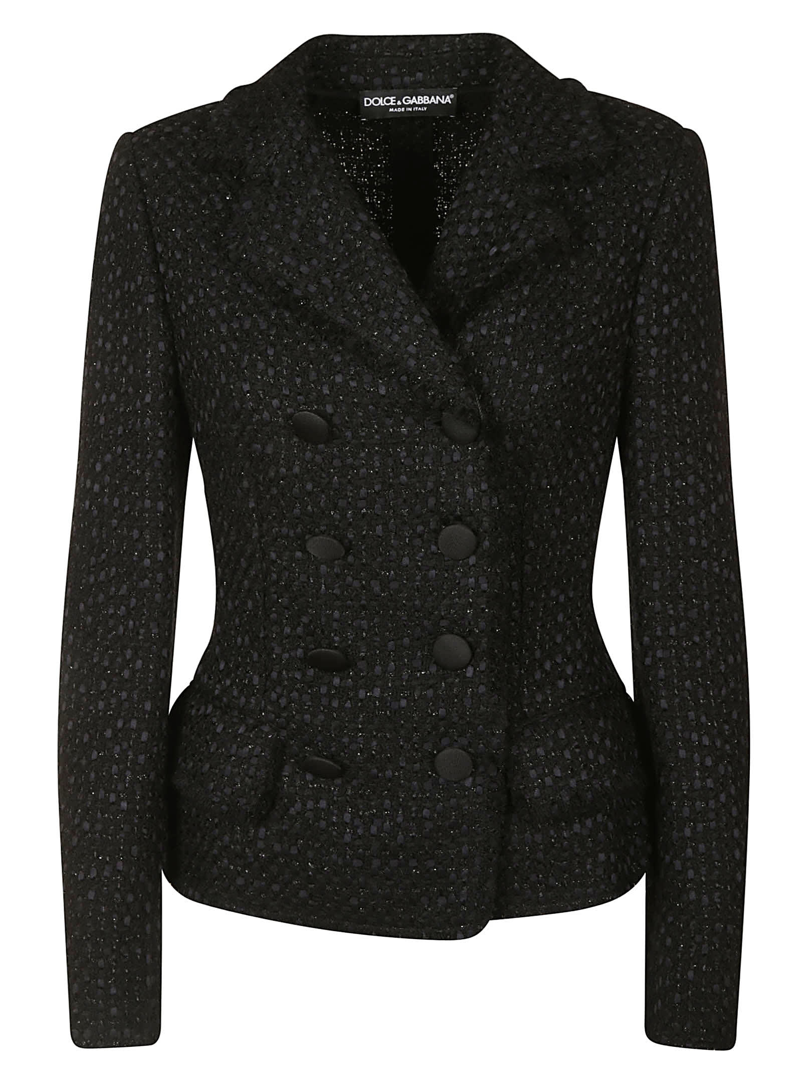 DOLCE & GABBANA DOUBLE-BREASTED CROPPED JACKET,11517006