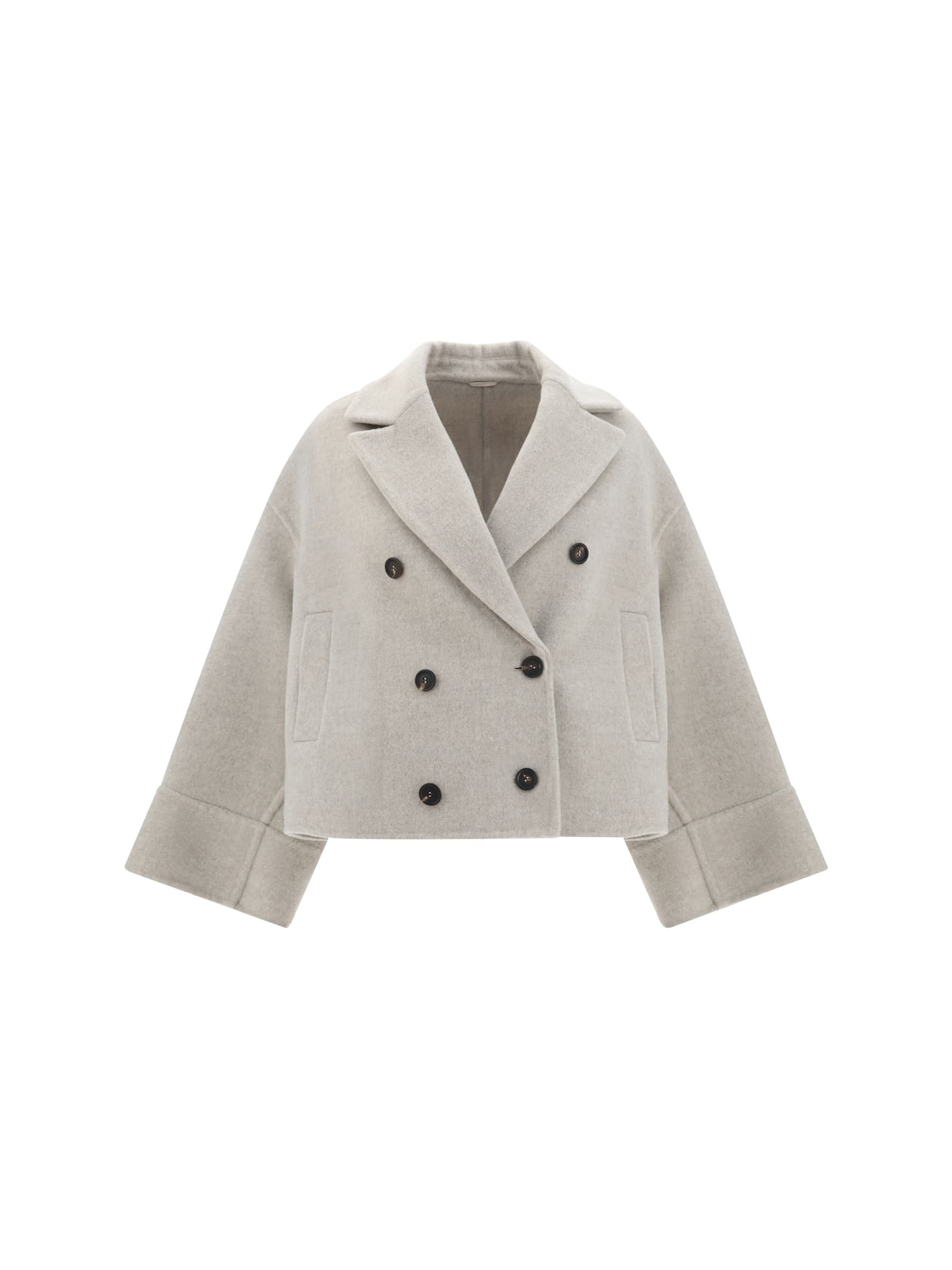 Brunello Cucinelli Jacket In Beige Freddo