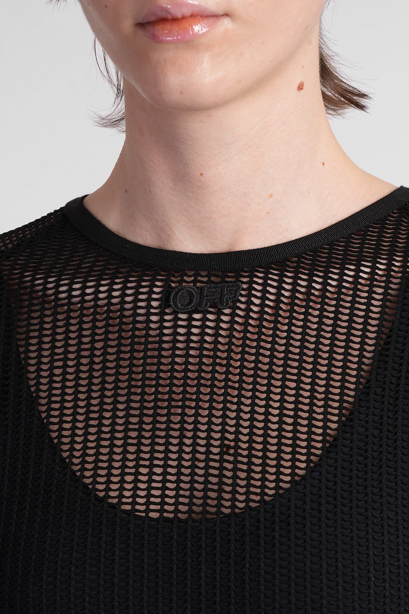 Off-white Beachwear In Black Polyamide In Black